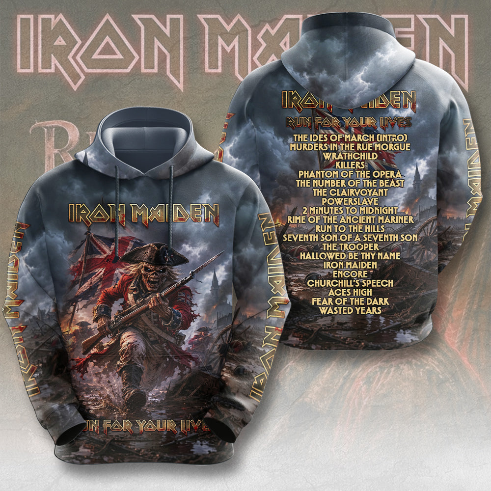 Iron Maiden 2026 World Tour 3D Apparel – TMTHU6862