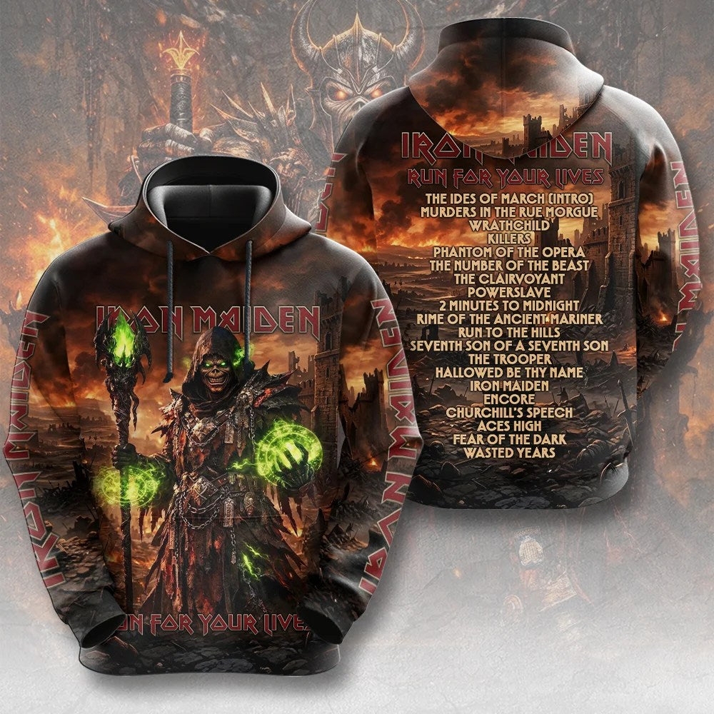 Iron Maiden 2026 World Tour 3D Apparel – TMTHU9147