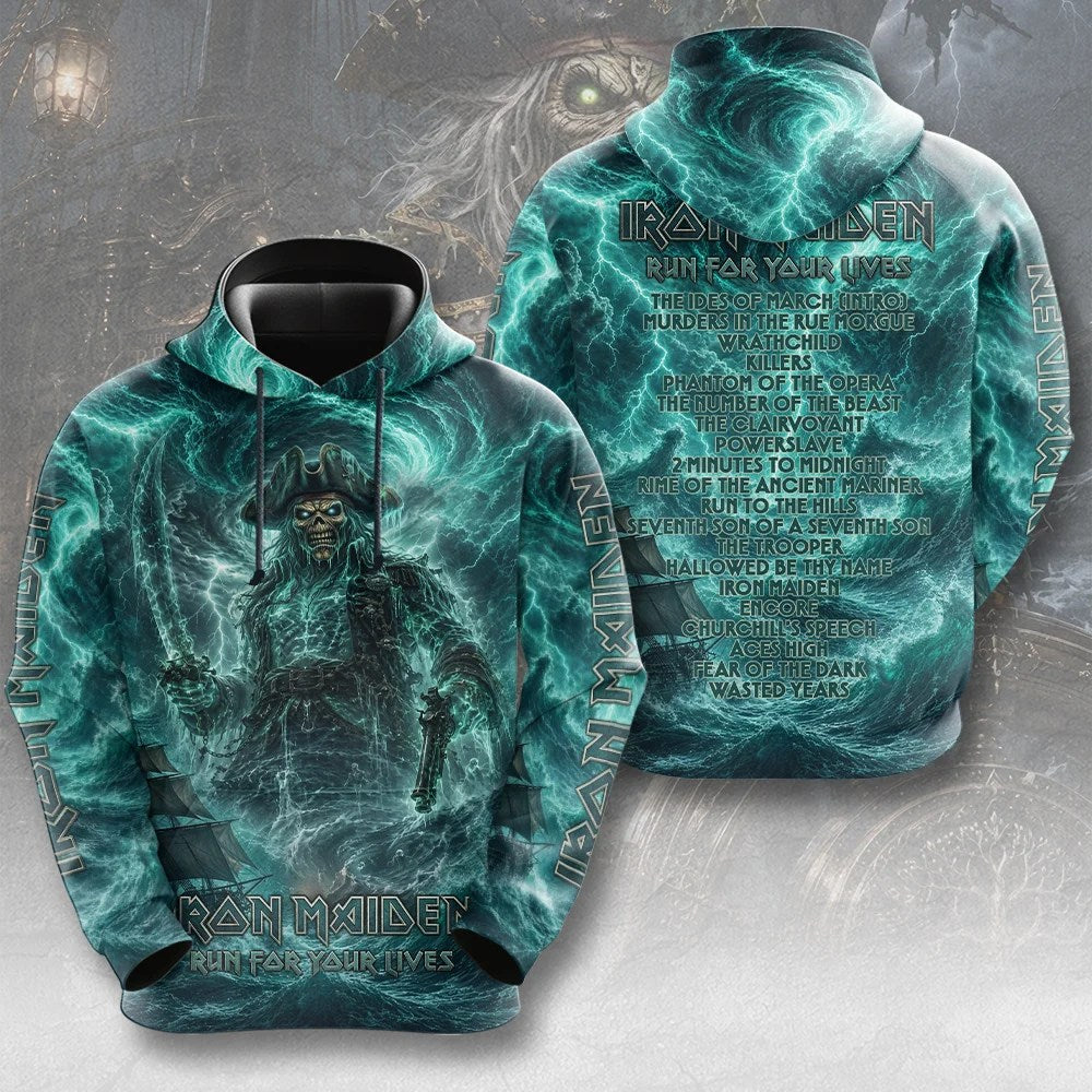 Iron Maiden 2026 World Tour 3D Apparel – TMTHU9173