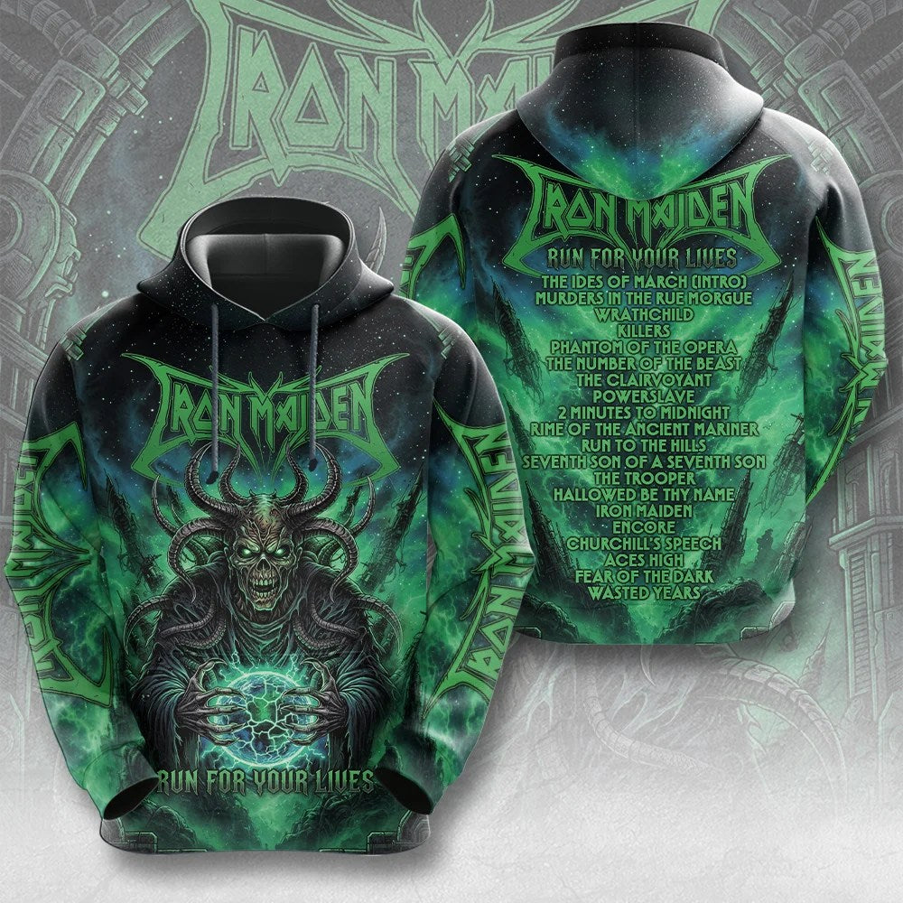 Iron Maiden 2026 World Tour 3D Apparel – TMTHU9179