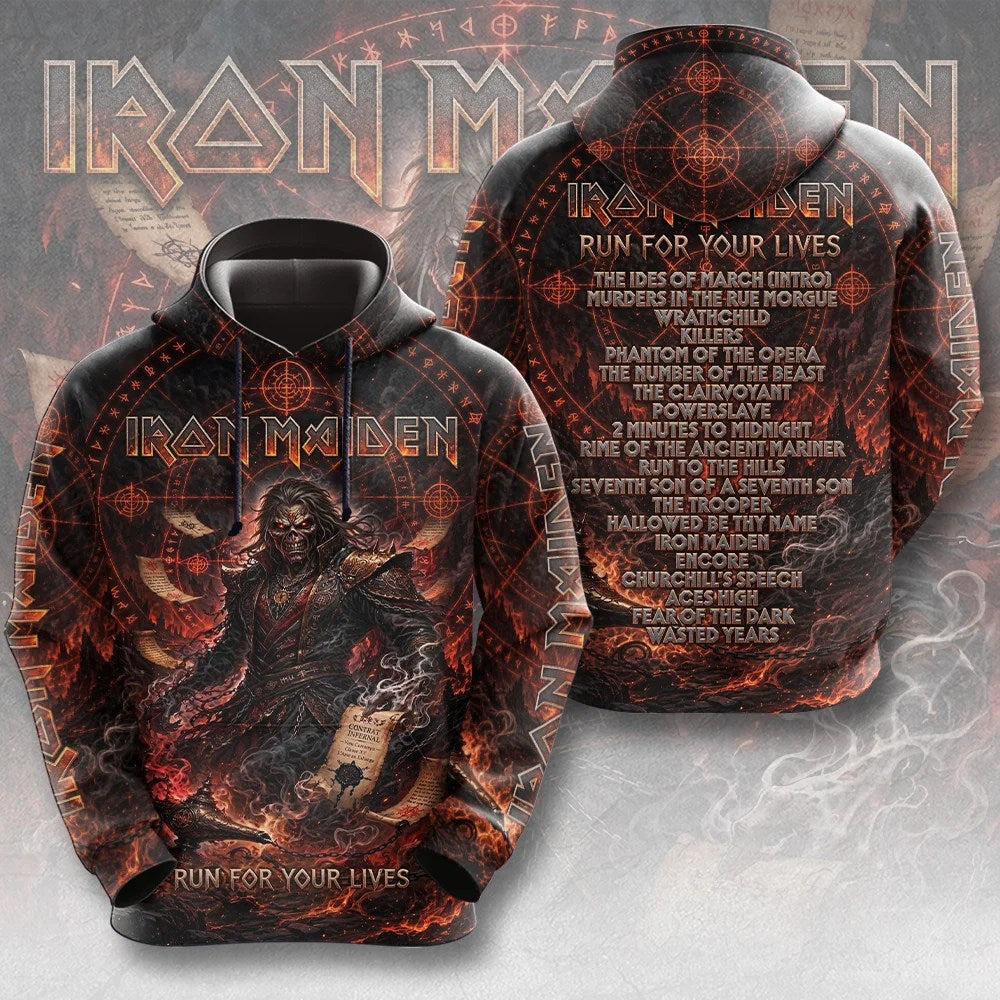 Iron Maiden 2026 World Tour 3D Apparel – TMTHU9397