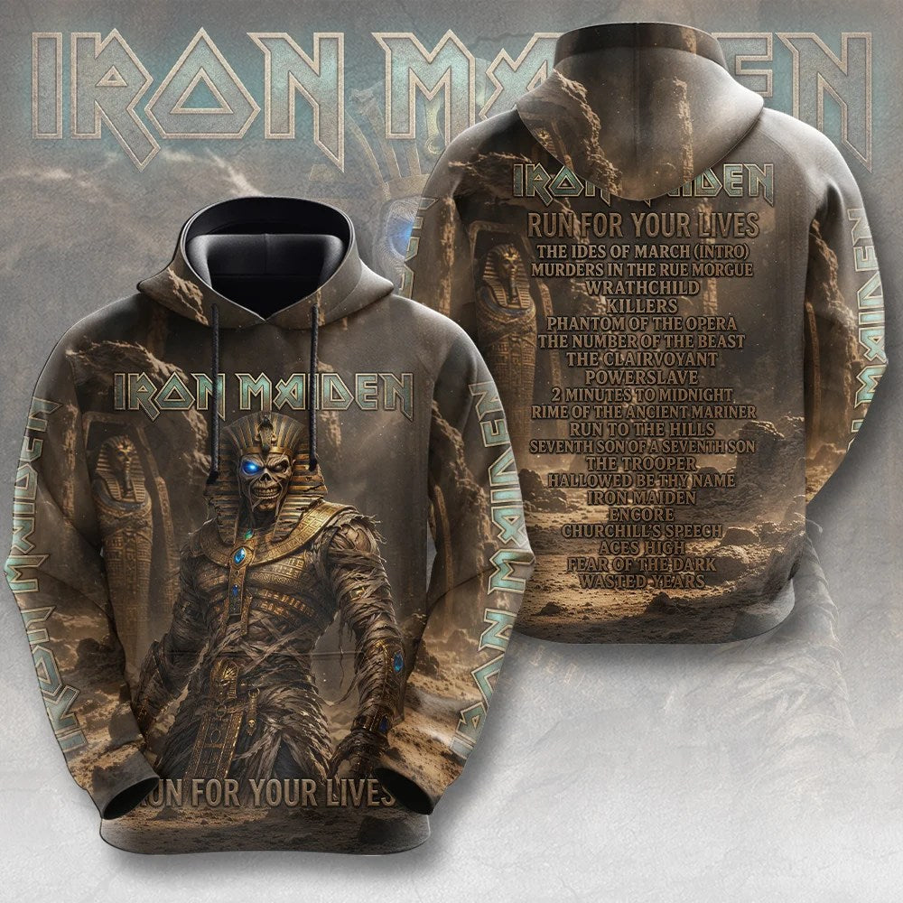 Iron Maiden 2026 World Tour 3D Apparel – TMTHU9454
