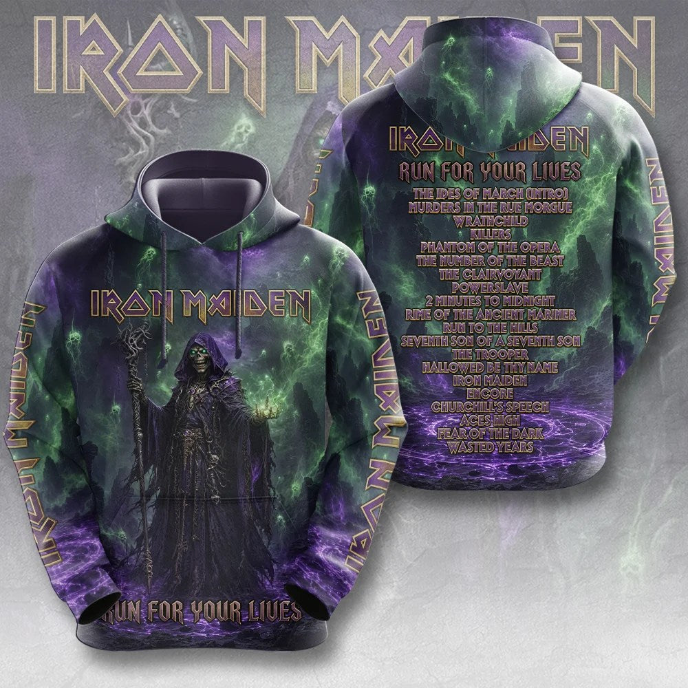 Iron Maiden 2026 World Tour 3D Apparel – TMTHU9546