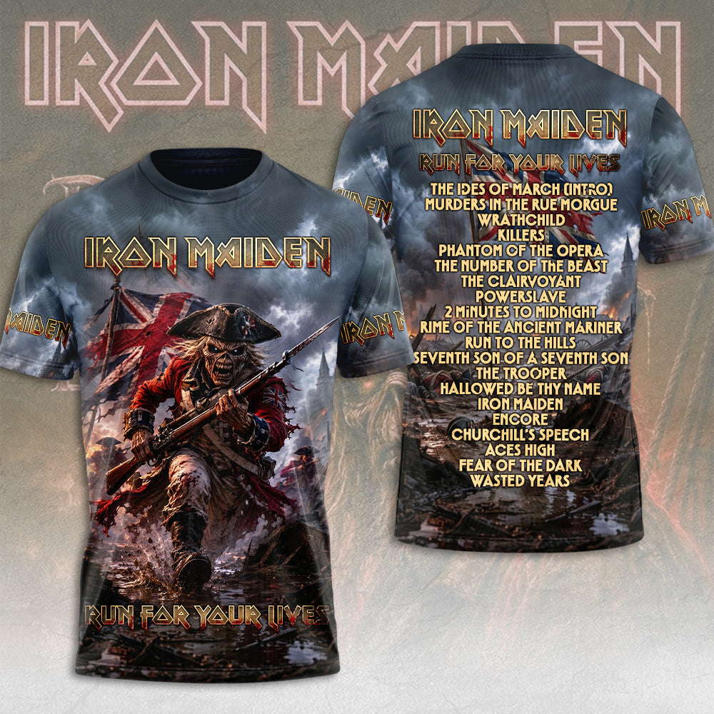 Iron Maiden 2026 World Tour 3D Apparel – TMTHU6862