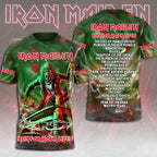 Iron Maiden 2026 World Tour 3D Apparel – TMTHU6910