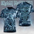 Iron Maiden 2026 World Tour 3D Apparel – TMTHU7059