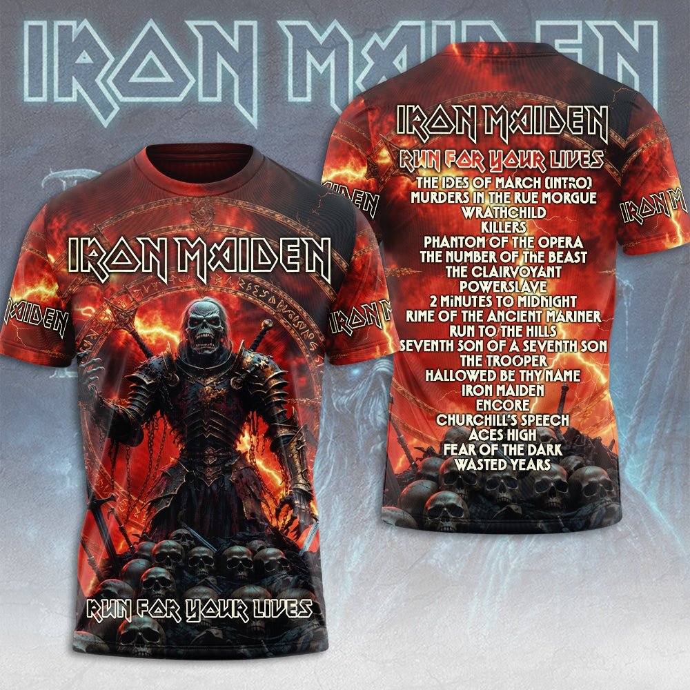 Iron Maiden 2026 World Tour 3D Apparel – TMTHU7521