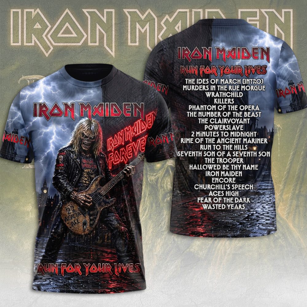 Iron Maiden 2026 World Tour 3D Apparel – TMTHU7706