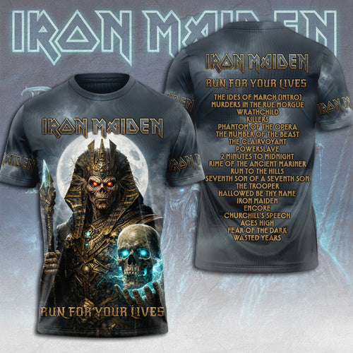 Iron Maiden 2026 World Tour 3D Apparel – TMTHU7791