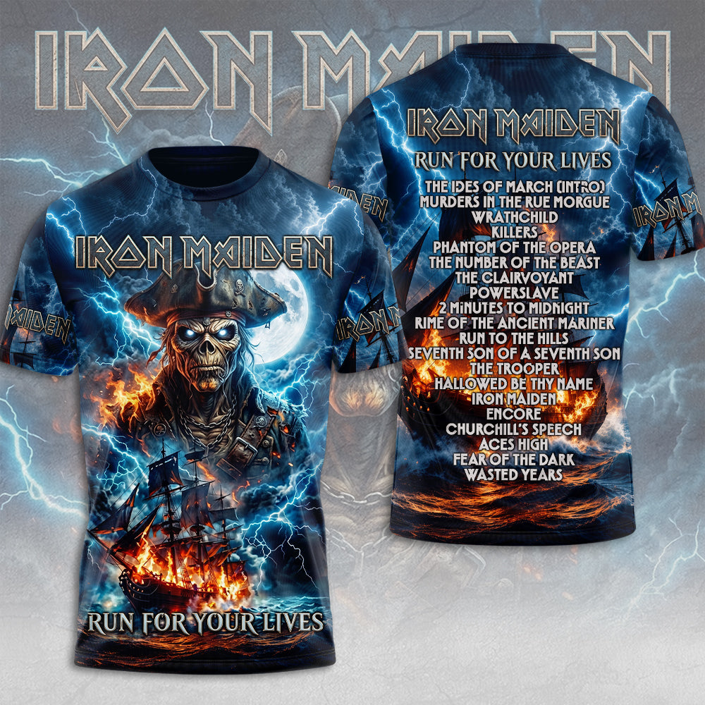 Iron Maiden 2026 World Tour 3D Apparel – TMTHU8573