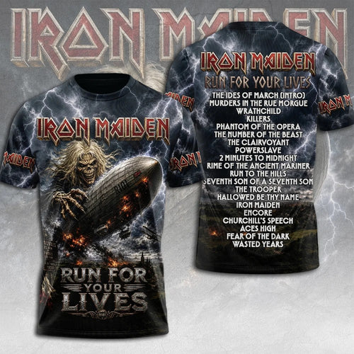 Iron Maiden 2026 World Tour 3D Apparel – TMTHU9118