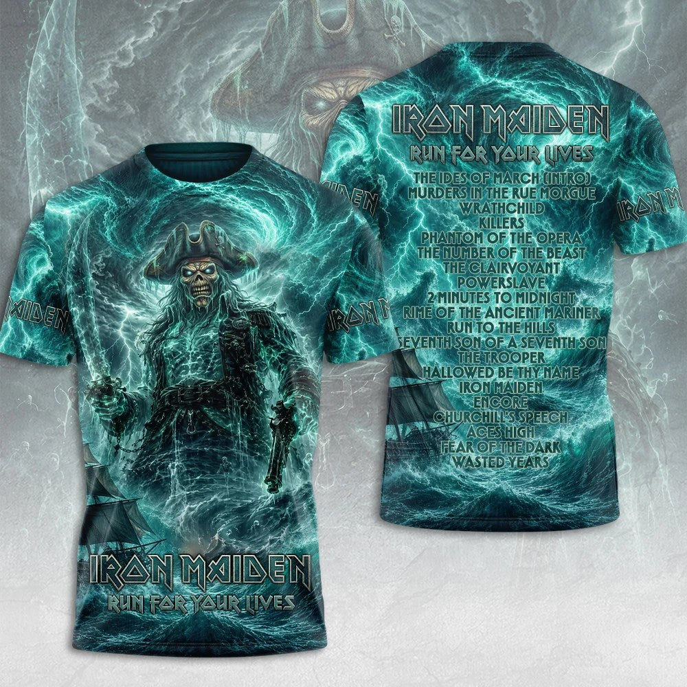 Iron Maiden 2026 World Tour 3D Apparel – TMTHU9173