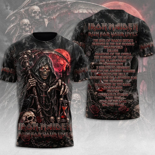 Iron Maiden 2026 World Tour 3D Apparel – TMTHU9357