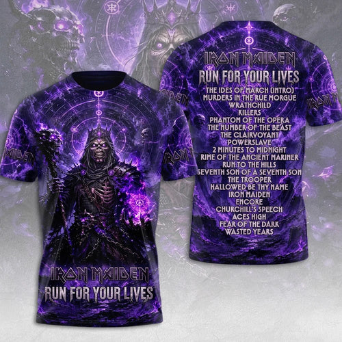 Iron Maiden 2026 World Tour 3D Apparel – TMTHU9362
