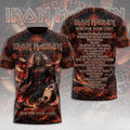 Iron Maiden 2026 World Tour 3D Apparel – TMTHU9399
