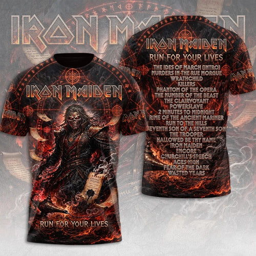 Iron Maiden 2026 World Tour 3D Apparel – TMTHU9399