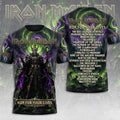 Iron Maiden 2026 World Tour 3D Apparel – TMTHU9554