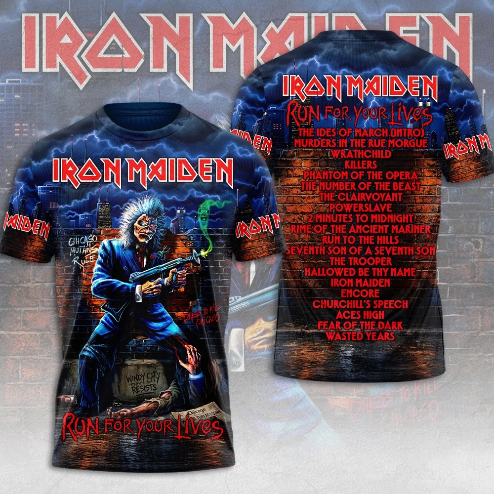 Iron Maiden 2026 World Tour 3D Apparel – TMTHU9555