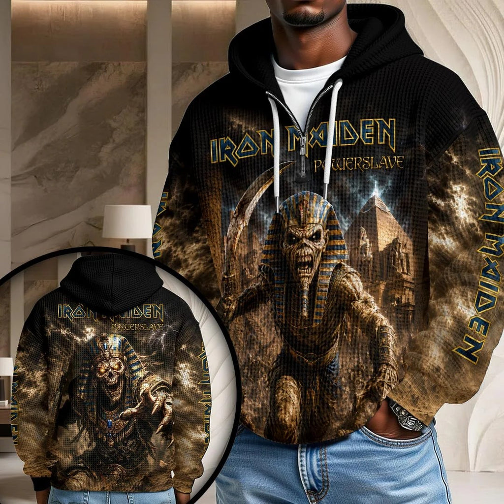 Iron Maiden 2026 World Tour 3D Unisex Waffle Hoodie – HOATT20610