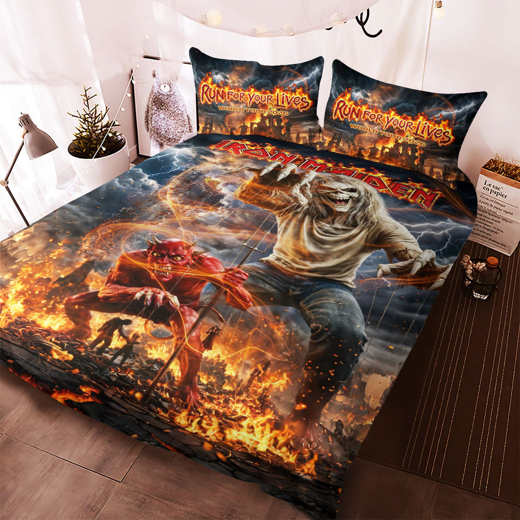 Iron Maiden 2026 World Tour 3-Piece Duvet Bedding Set – HOATT19902