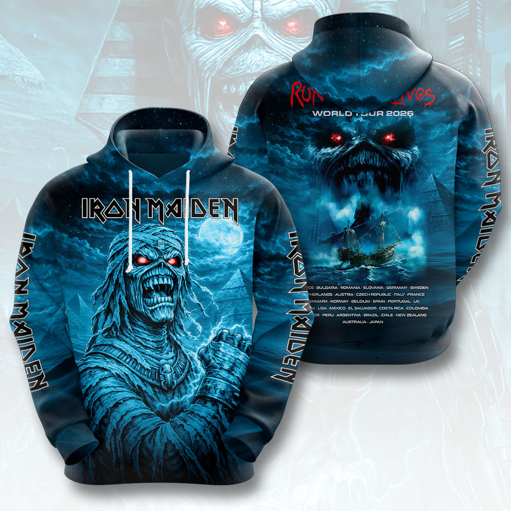 Iron Maiden 2026 World Tour 3D Apparel – HOATT17430