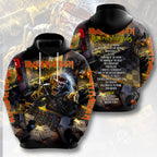 Iron Maiden 2026 World Tour 3D Apparel – HOATT18409