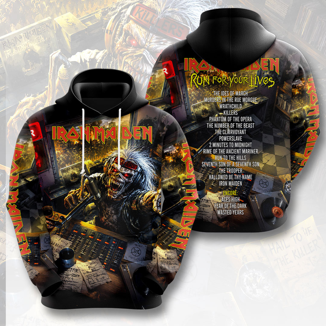 Iron Maiden 2026 World Tour 3D Apparel – HOATT18409