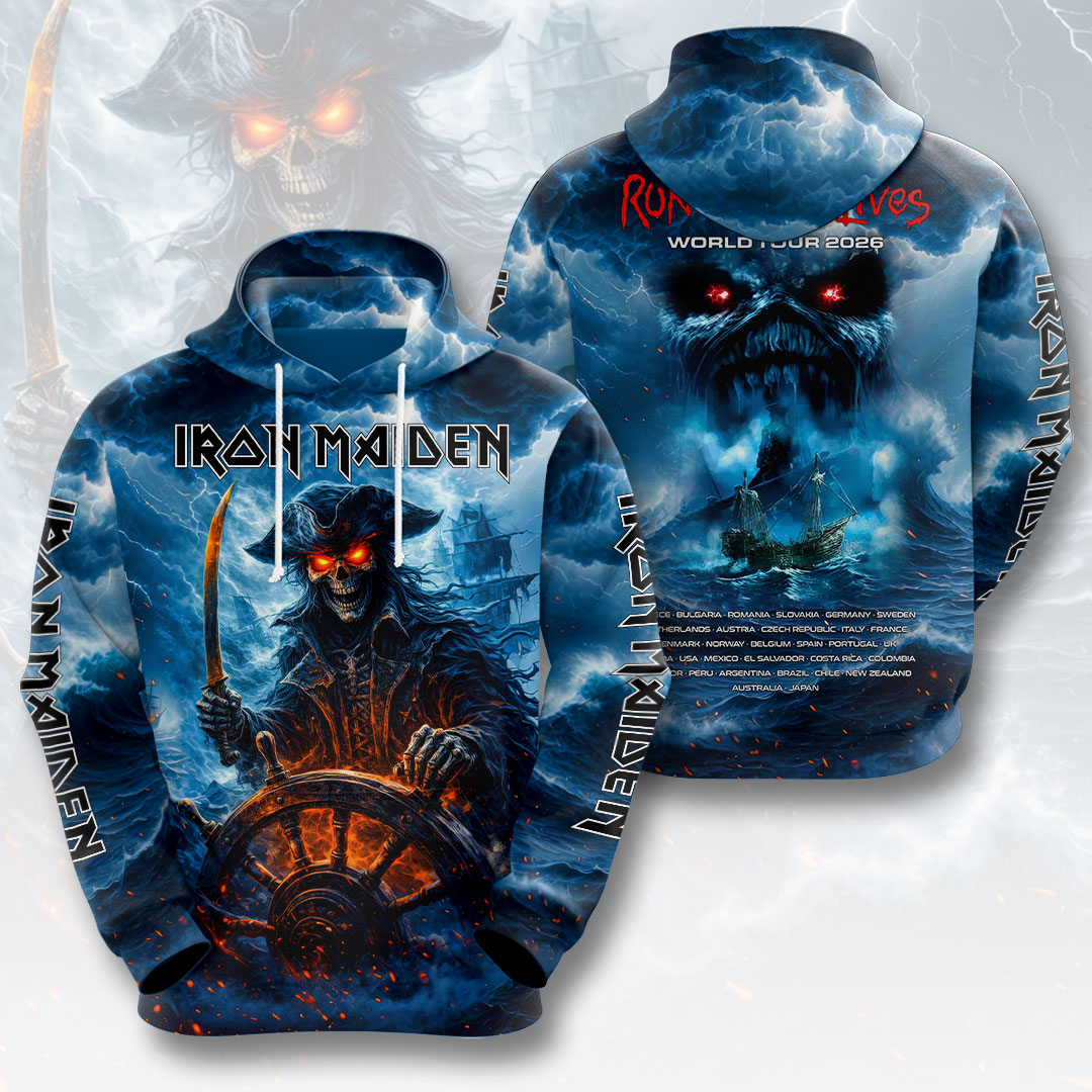Iron Maiden 2026 World Tour 3D Apparel – HOATT19360