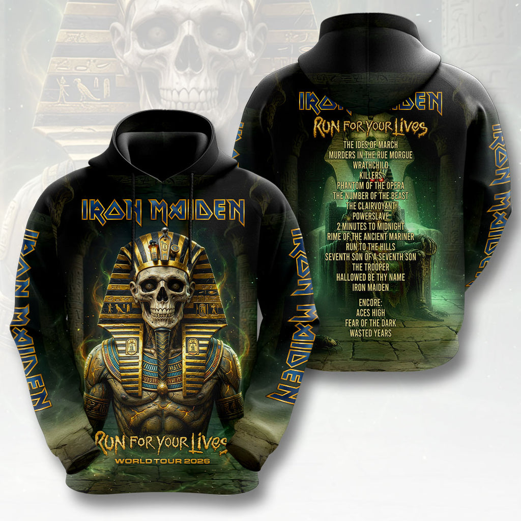 Iron Maiden 2026 World Tour 3D Apparel – HOATT19517