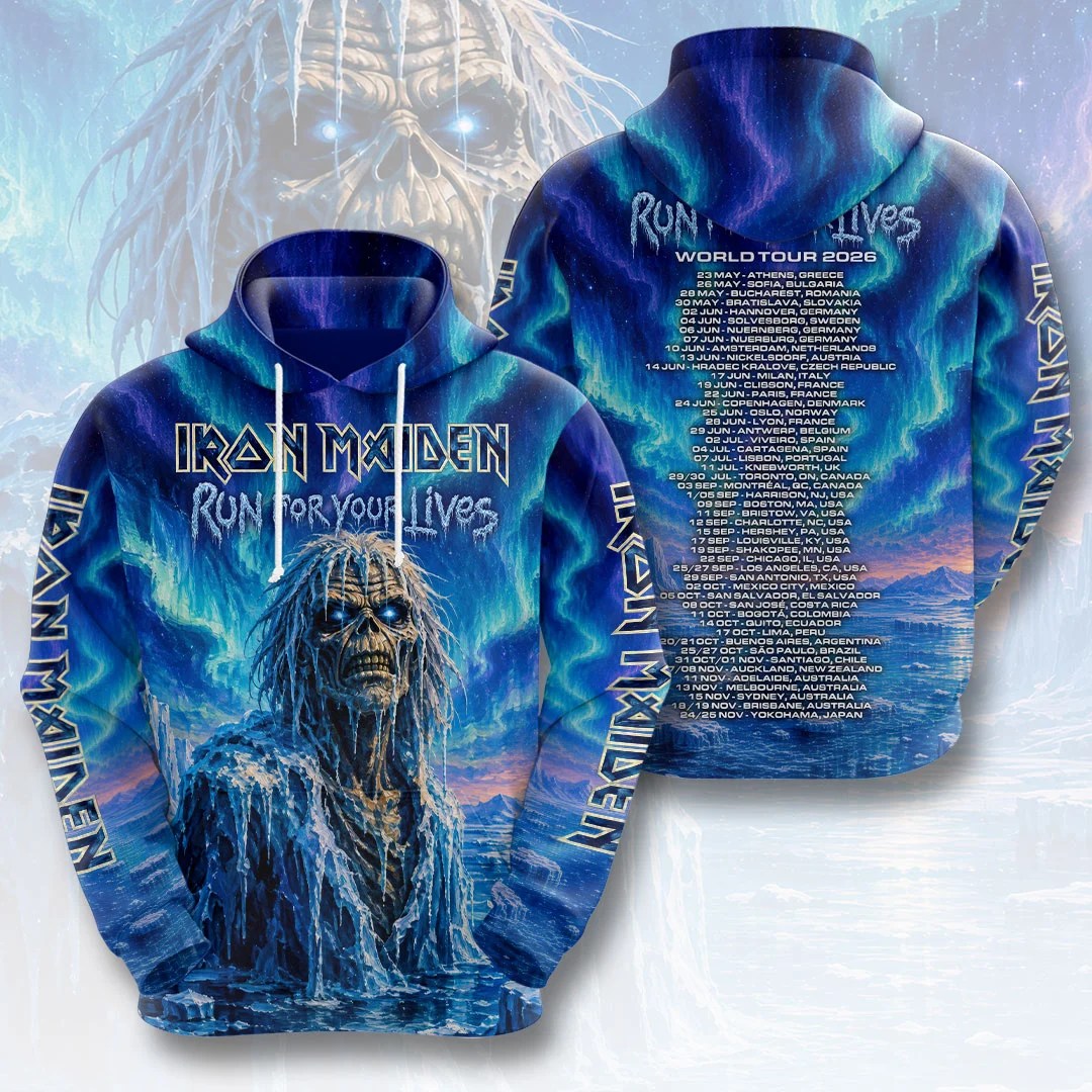 Iron Maiden 2026 World Tour 3D Apparel – HOATT20614