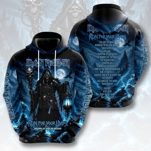 Iron Maiden 2026 World Tour 3D Apparel – HOATT21459