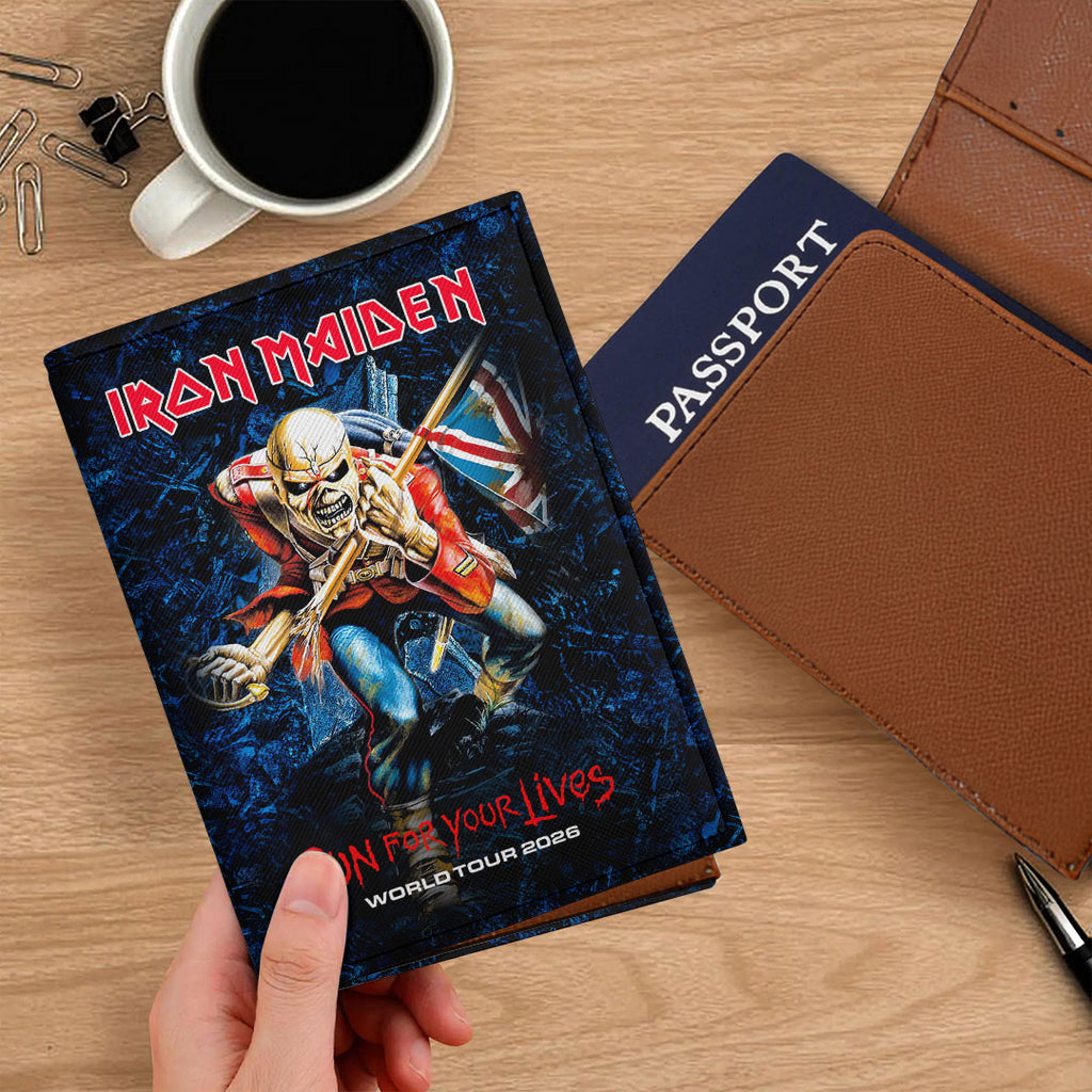 Iron Maiden 2026 World Tour Leather Passport Cover – HOATT18038