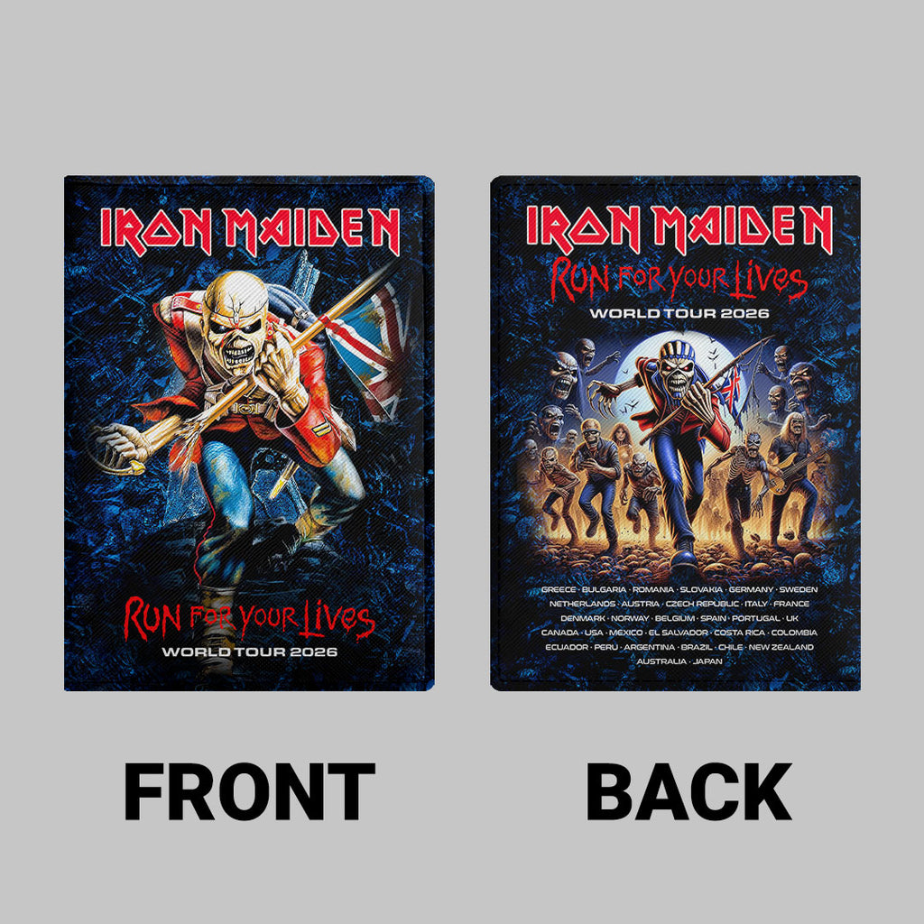 Iron Maiden 2026 World Tour Leather Passport Cover – HOATT18038