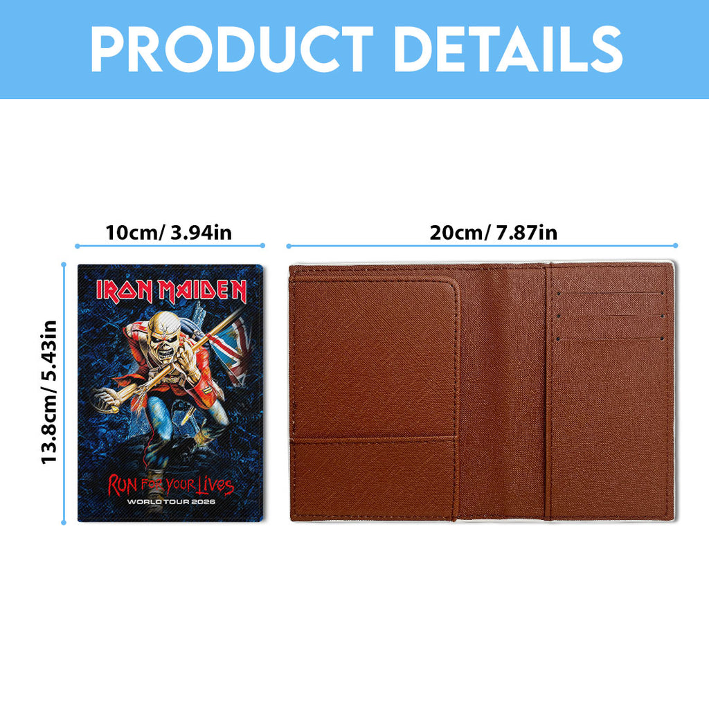 Iron Maiden 2026 World Tour Leather Passport Cover – HOATT18038