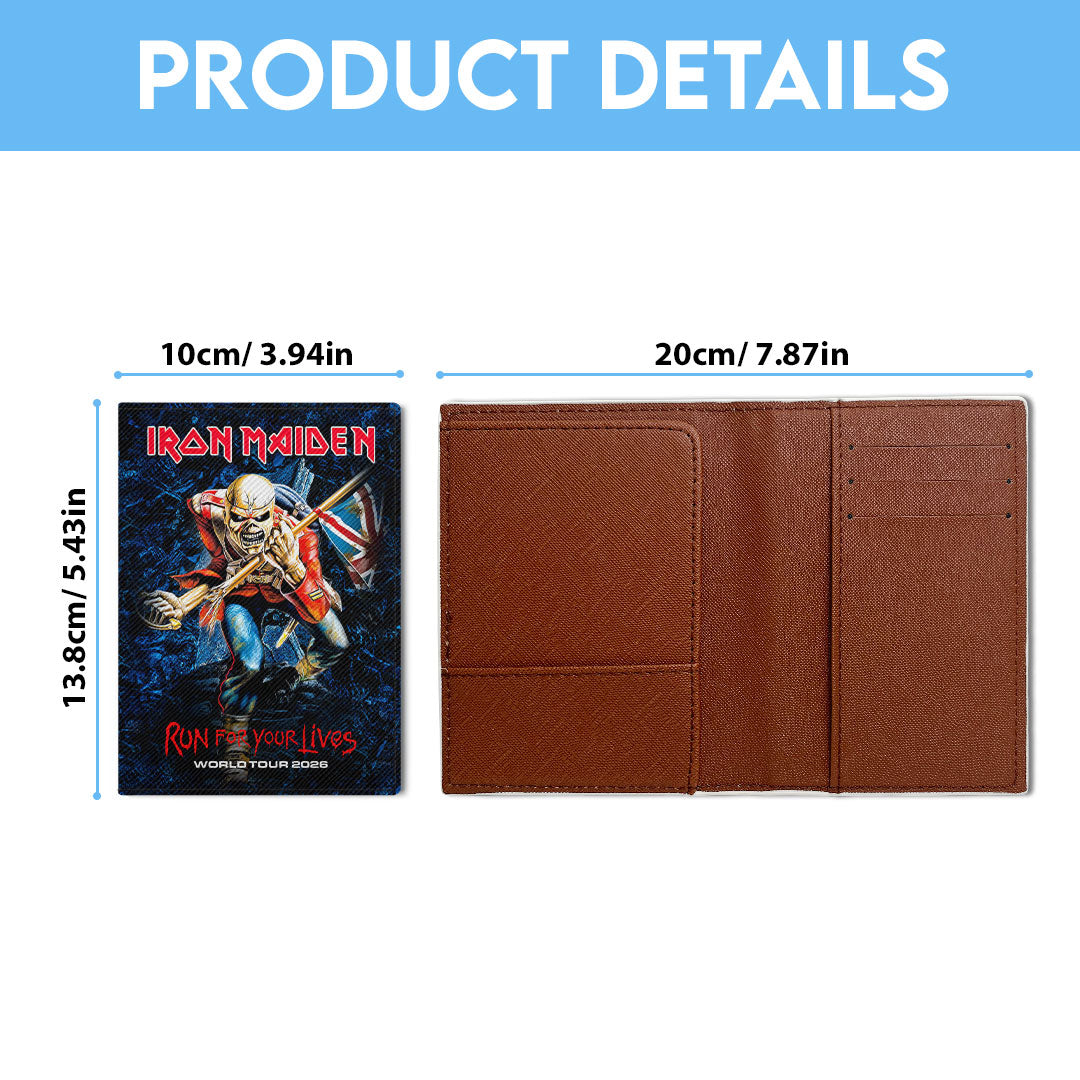 Iron Maiden 2026 World Tour Leather Passport Cover – HOATT18038