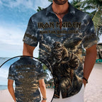 Iron Maiden 2026 World Tour Short Sleeve Button-Down Shirt – TMTHU8814