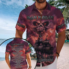 Iron Maiden 2026 World Tour Short Sleeve Button-Down Shirt – TMTHU8815