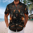 Iron Maiden 2026 World Tour Short Sleeve Button-Down Shirt – TMTHU9144