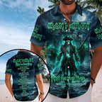 Iron Maiden 2026 World Tour Short Sleeve Button-Down Shirt – HOATT20613