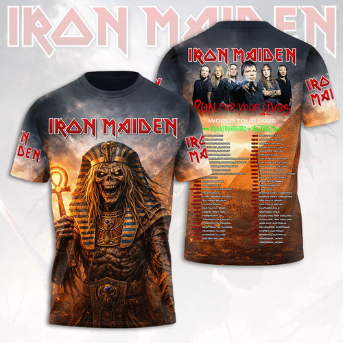 Iron Maiden 2026 World Tour 3D Apparel – HOATT16544
