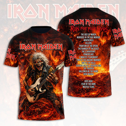 Iron Maiden 2026 World Tour 3D Apparel – HOATT16545