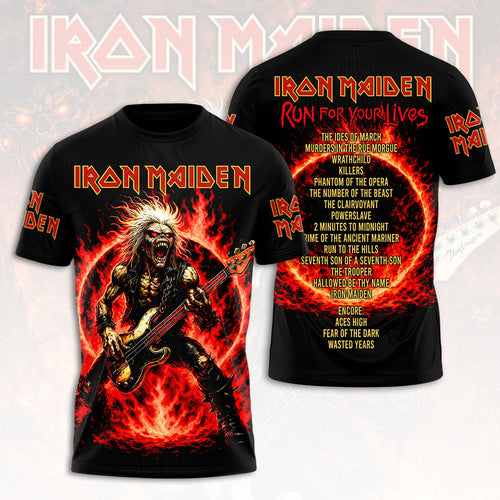 Iron Maiden 2026 World Tour 3D Apparel – HOATT16546
