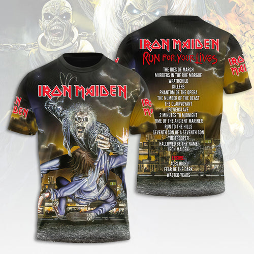 Iron Maiden 2026 World Tour 3D Apparel – HOATT16997