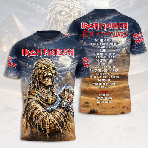 Iron Maiden 2026 World Tour 3D Apparel – HOATT17440