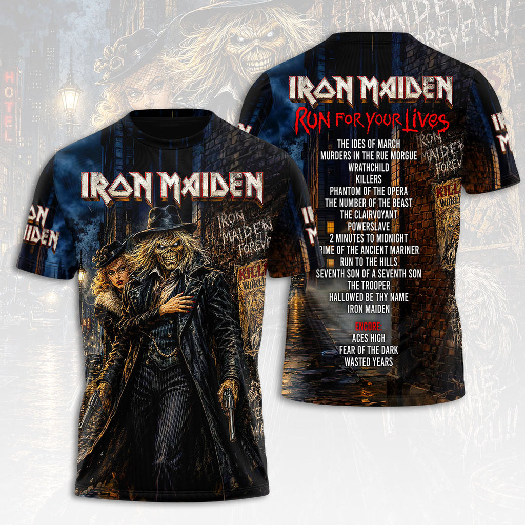 Iron Maiden 2026 World Tour 3D Apparel – HOATT18096