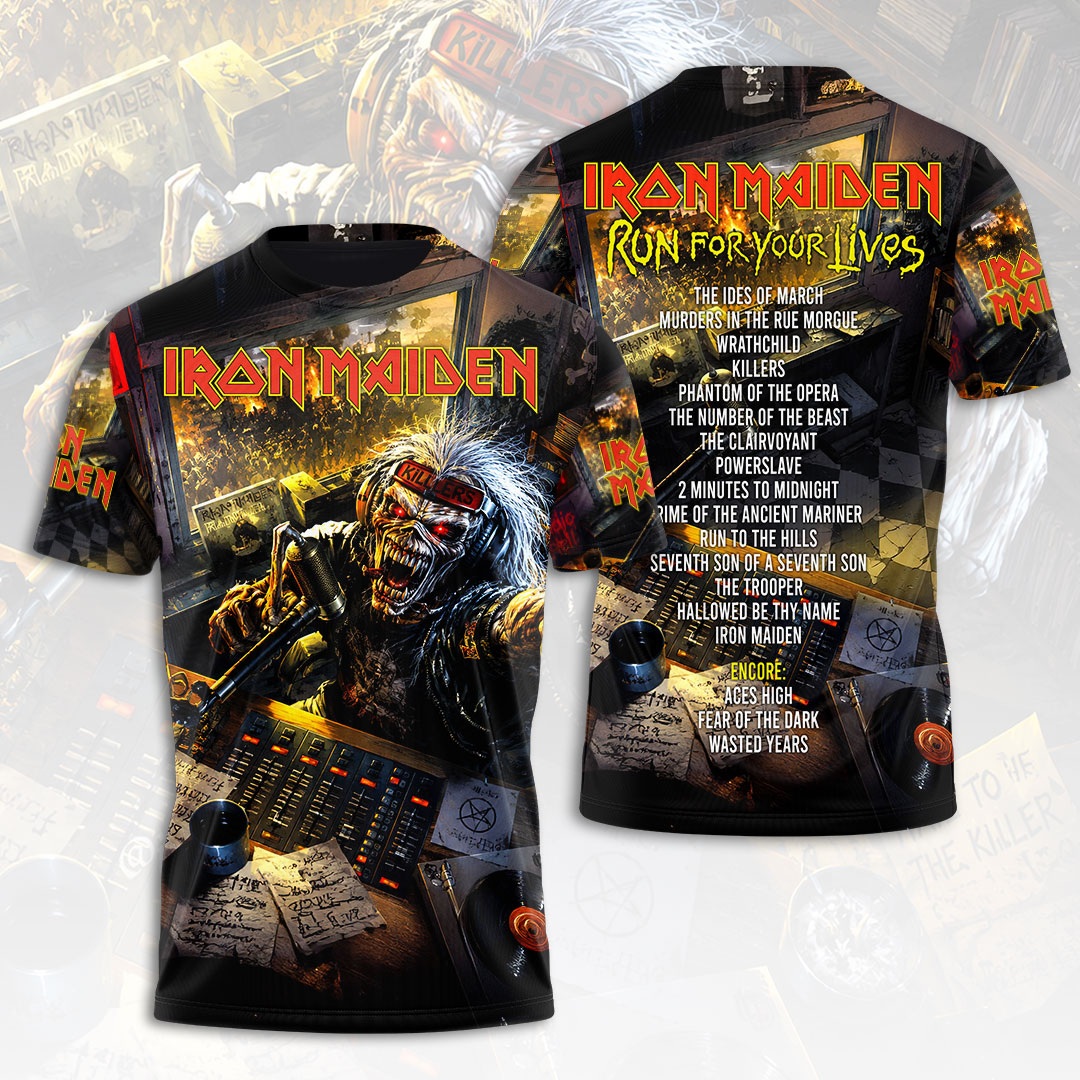 Iron Maiden 2026 World Tour 3D Apparel – HOATT18409