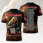 Iron Maiden 2026 World Tour 3D Apparel – HOATT19412
