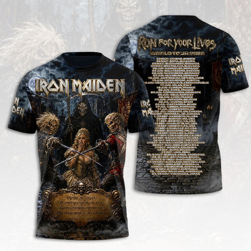 Iron Maiden 2026 World Tour 3D Apparel – HOATT19452