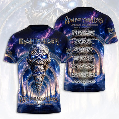 Iron Maiden 2026 World Tour 3D Apparel – HOATT20633