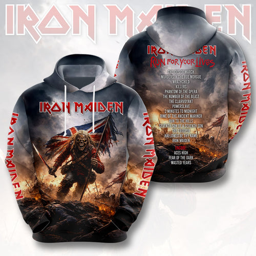 Iron Maiden 2026 World Tour 3D Apparel – HOATT16506